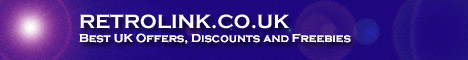 RETROLINK: Discount Vouchers and Offers for UK Shopping, Finance, Travel and Betting.
